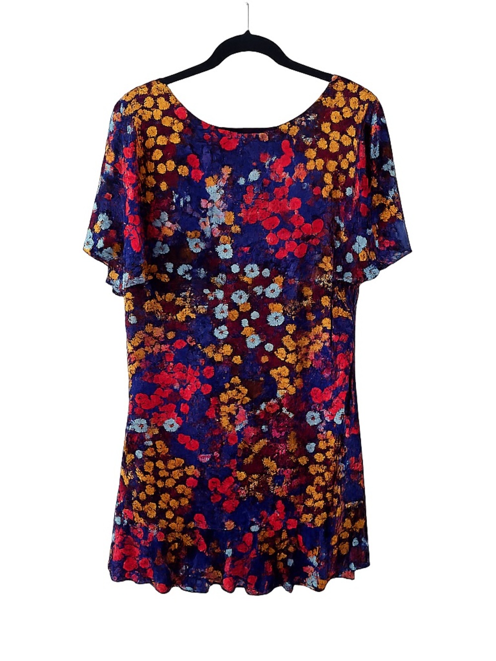 Anthropologie Navy Dress with Subtle Texture size 14